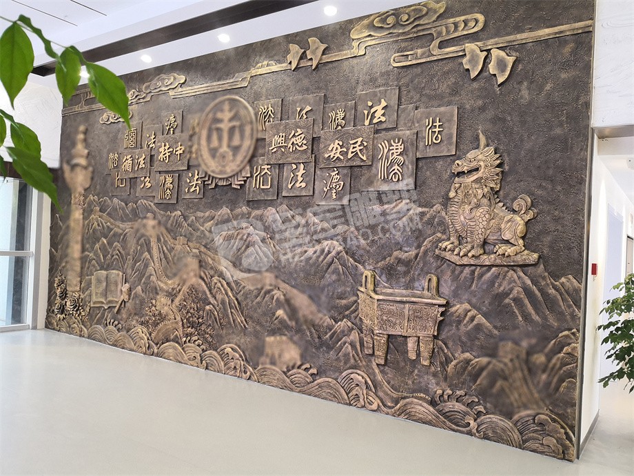 博物館展廳展陳玻璃鋼仿黃銅浮雕玻璃鋼仿鑄銅雕塑圓雕設(shè)計(jì)定制