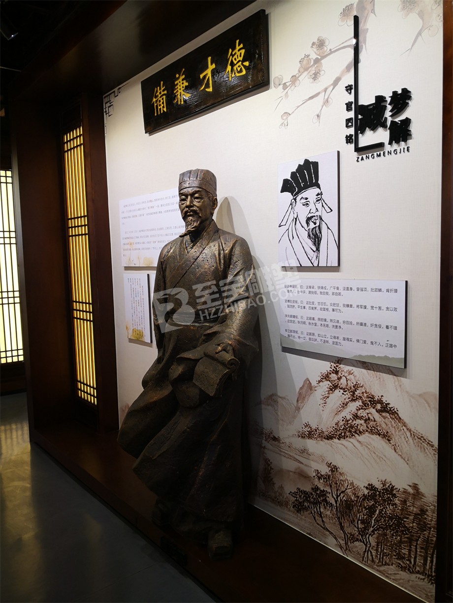 博物館展廳展陳玻璃鋼仿鑄銅人物雕塑玻璃鋼仿黃銅雕塑圓雕設(shè)計定制